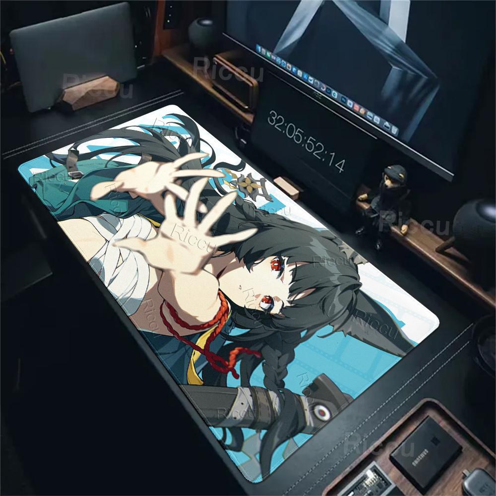 ZZZ Gaming Hoshimi Miyabi Ye Shunguang Коврик для мыши Evelyn Ellen Zenless Zone Zero Узор Клавиатура Офисный стол Аниме Девушки Настольный коврик