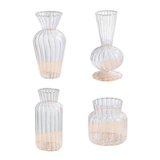 Ваза простого дизайна, декоративная универсальная ваза для домашнего декора, прозрачная ваза для цветов на свадьбу