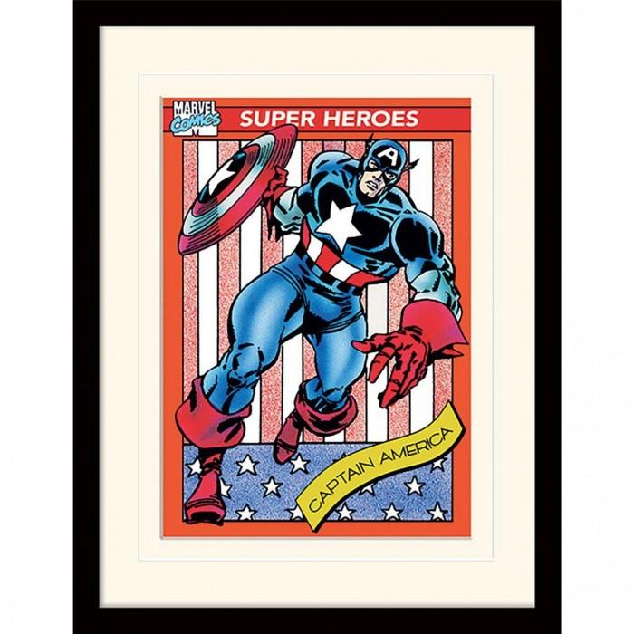 Captain America Печать на коллекционных карточках