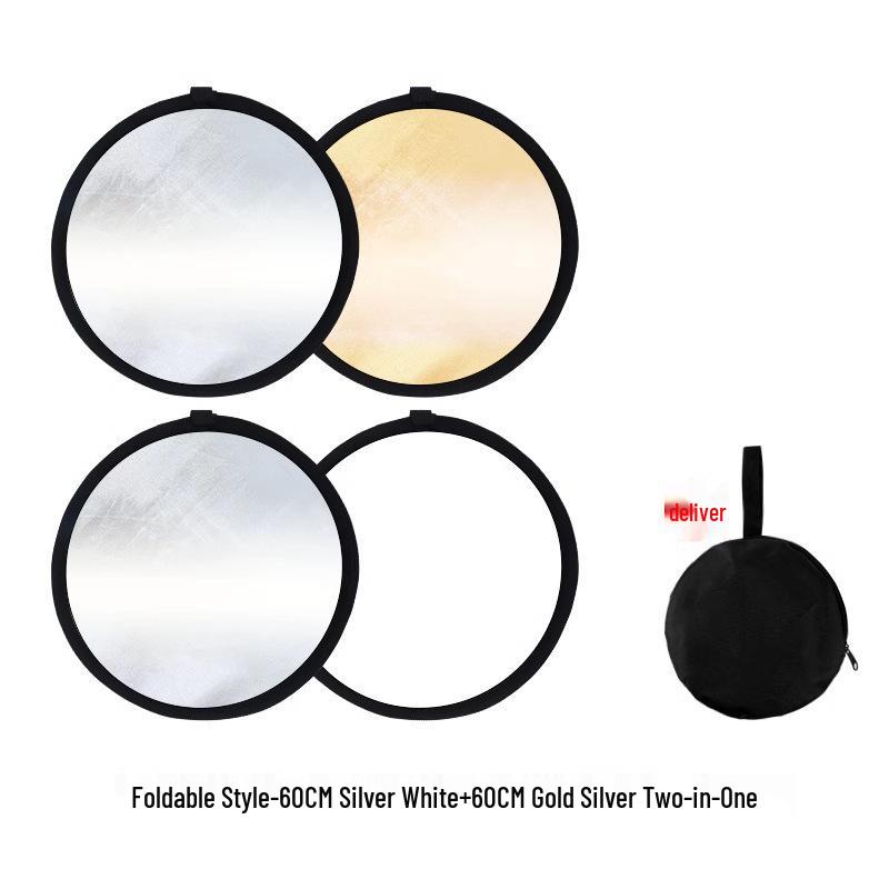 Портативный складной мини-отражатель «пять в одном» со стойкой для управления светом