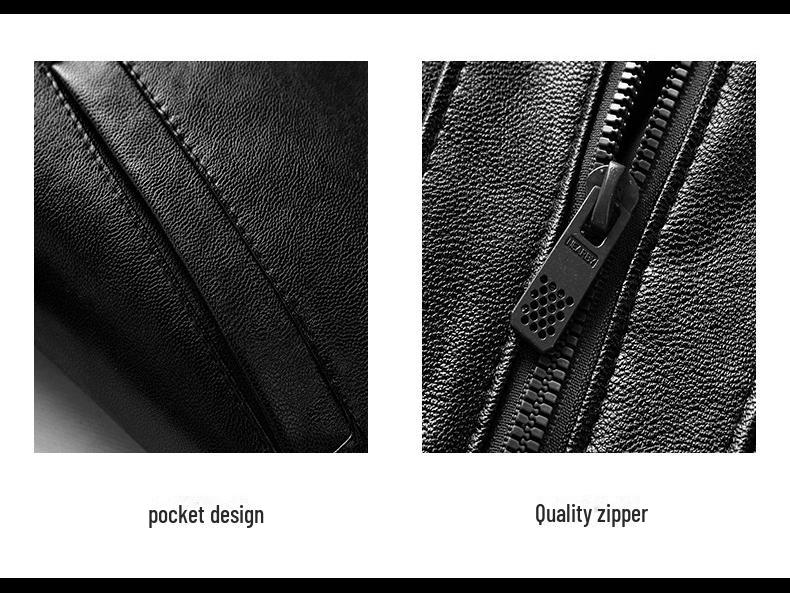 Мужская модная куртка из искусственной кожи с лацканами в мотоциклетном стиле — новый корейский стиль для весны и осени