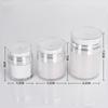 15/30/50ml Portable Travel Airless Pump Jar Empty Acrylic Cream Bottle Refillable Cosmetic Easy To Use Container Makeup Tools