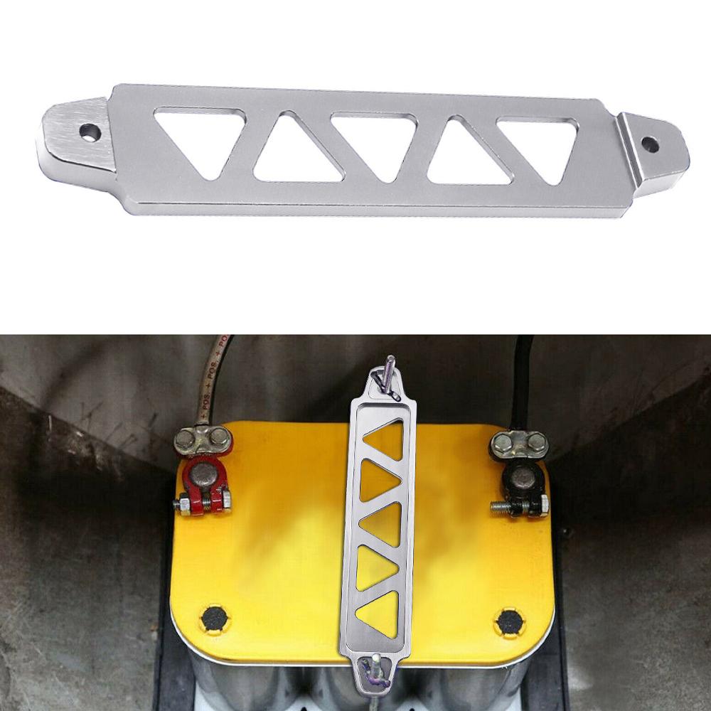 190mm Aluminum Universal Battery Auto Battery Tie Down Mount Holder Bracket Brace Bar for Honda Civic EK EG Car Accessories