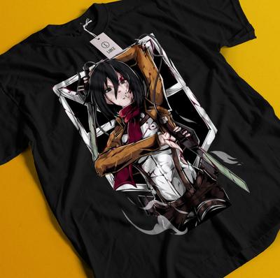 Футболка Attack On Titan, футболка Eren Mikasa, футболка Levi's, футболка AOT Erwin Hange Armin.