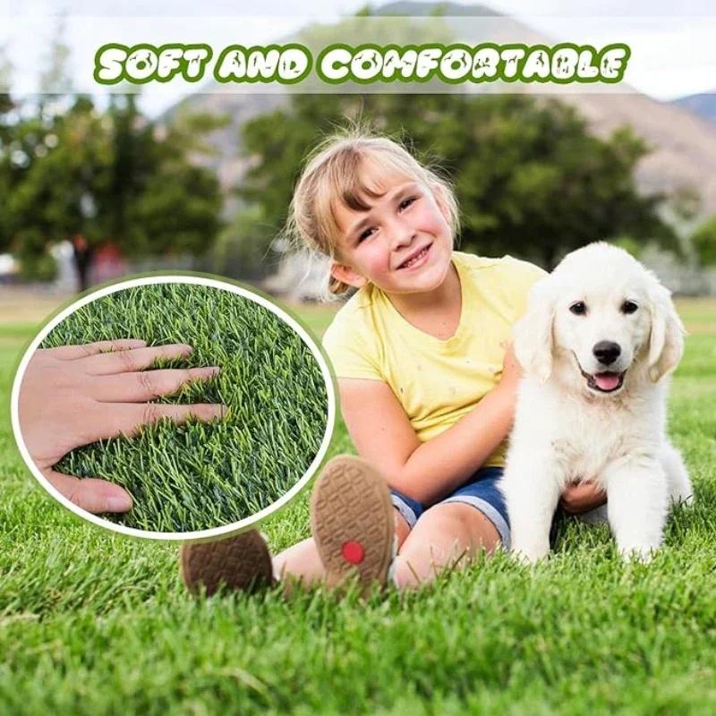 Artificial Turf Dog Potty Training Mat Reusable Grass Rug Replacement Turf Outdoor Lawn Mat Easy To Clean for Balcony Garden