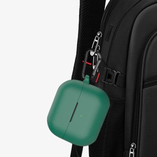 Earphone Protective Case Solid Color Shock-Proof Impact Resistant 360-Degree Protection Silicone Charging Case