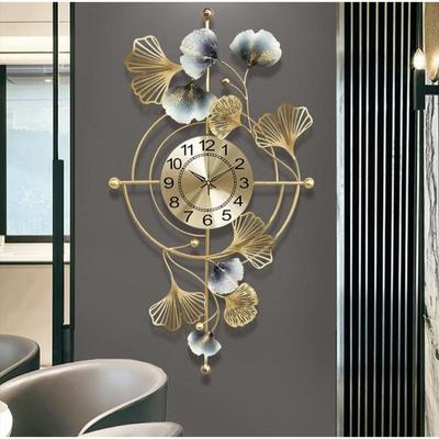Металлические настенные часы для гостиной Дизайнерские Большие Уникальные Часы для Стены Антикварные Ручной работы Настенные часы