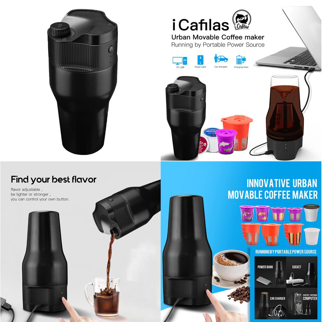 Mini Portable Manual USB Coffee Machine Espresso Maker for Home Travel Camping