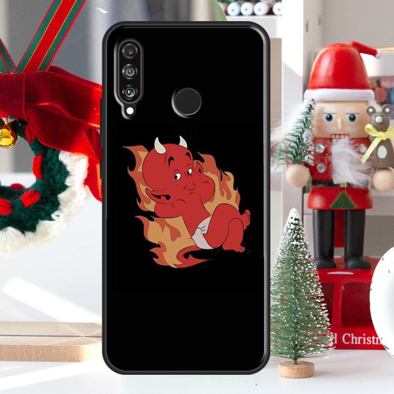 Чехол Angel Devil Girl для Huawei Nova 9 10 SE 11 Pro Y60 Y70 Y90 Y61 Y91 Y72 Y73 12i 11i 8i P20 P30 P40 Lite