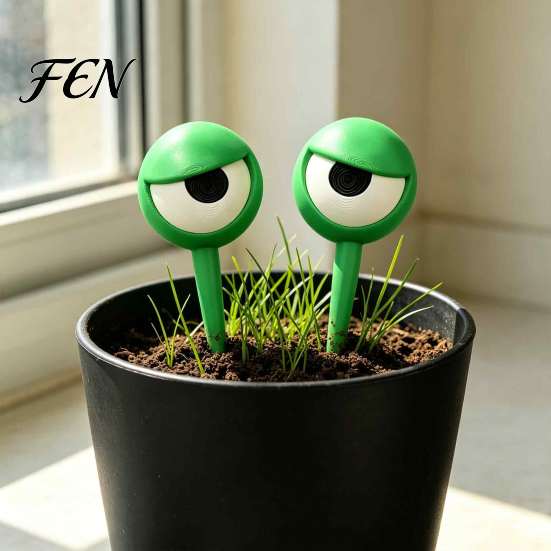 Plant Stakes for Potted Plants 3D Printed Funny Eye Stakes, Cartoon Garden Stake, Whimsical Indoor Decorative Inserts Decor, Novelty Flower