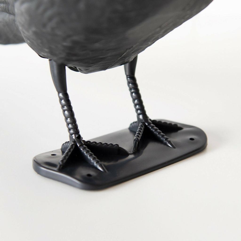 Decoracion Simulation Black Crow Raven Bird Repellent Pest Control Pigeon Repellent Outdoor