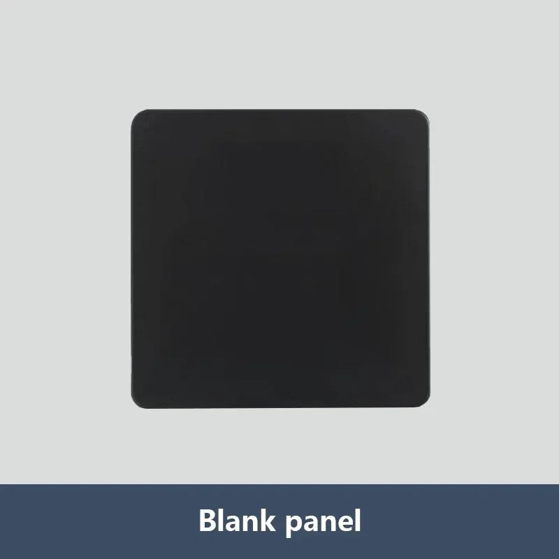 Depoguye Высококачественный черный винтажный европейский выключатель лампы розетка из нержавеющей стали тумблерный переключатель универсальный настенный выключатель света