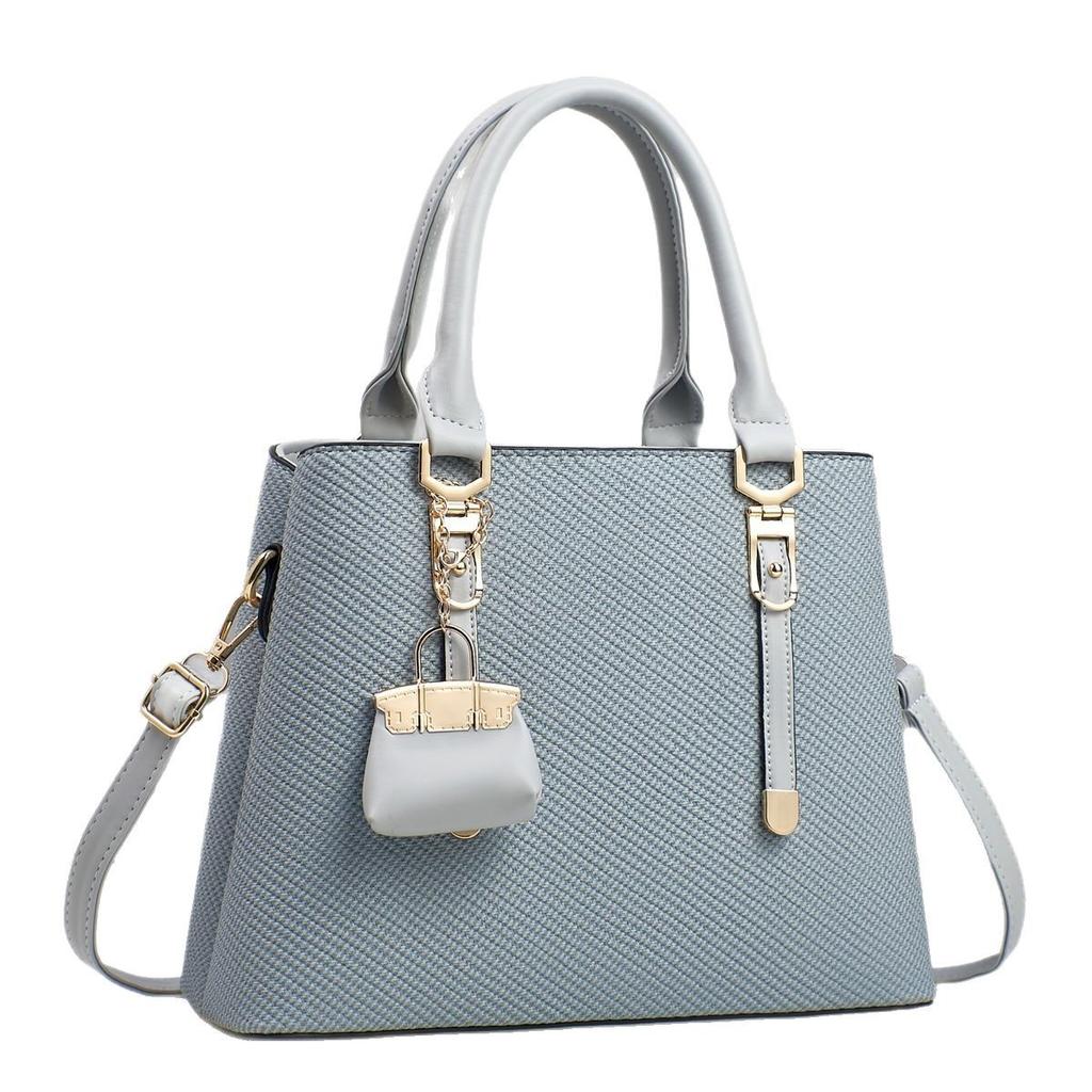 Новая высококачественная модная сумка, универсальная, большая вместительная сумка через плечо, простая и атмосферная сумка-тоут Macaron