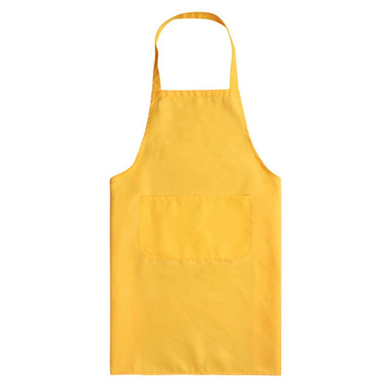 Kitchen Convenience Store Solid Color Apron Adjustable Bib Apron Dress Men Women Kitchen Restaurant Chef Classic Cooking Apron