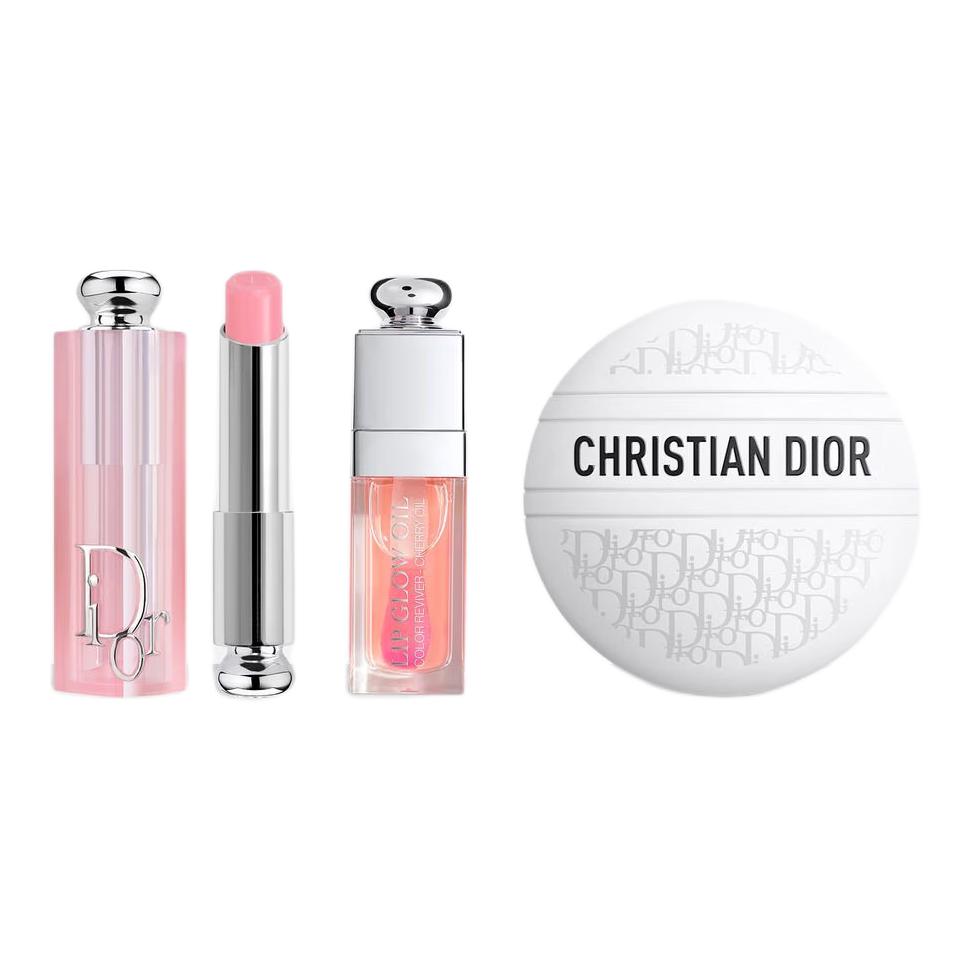Dior Подарочный набор макияжа и ухода за кожей Dior Addict Lip Glow, Lip Glow Oil & Dior Le Baume