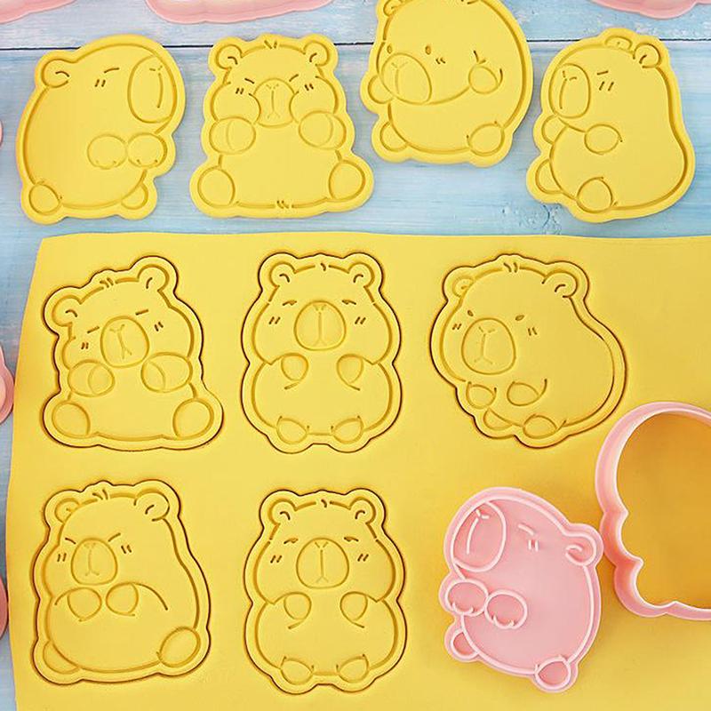 8 шт. мультяшная капибара в форме формочки для печенья форма для помадки печенья инструменты для украшения торта аксессуары для выпечки кухонный гаджет