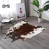 DYS Home Decor Cow Animal Print Carpet Chair Throw Rug Anti-slip Lounge Mat