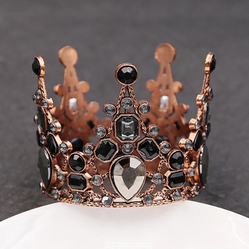 1 шт. Свадебные диадемы, хрустальная маленькая корона, украшение для выпечки торта на день рождения, декоративные украшения для головы, детские маленькие аксессуары для волос