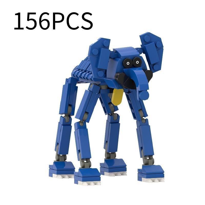 Очаровательные улыбающиеся животные, пазлы, конструктор, игрушка, высококачественные пластиковые фигурки