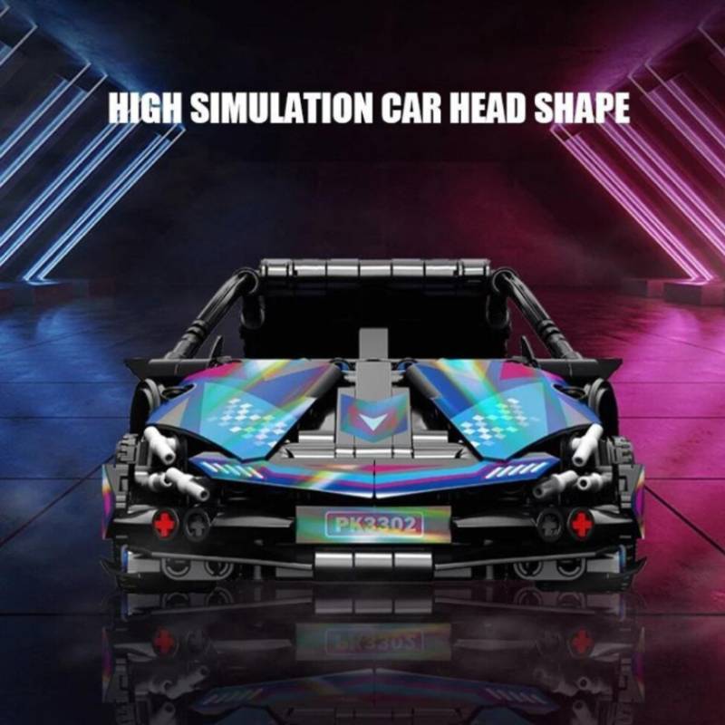 Lamborghini Superfast Car Model Building Kit With Abs Plastic For Kids Ages 7 To 14