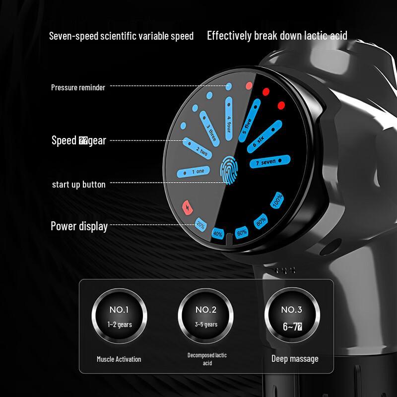 Zhuochao Percussion Muscle Massage Gun CN plug (adapter included)
