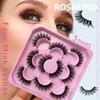 5 Pairs 3D Lashes False Eyelashes Makeup Tools Natural Long Thick Volume Eyelashes Beauty Fluffy Eyelashes Fox