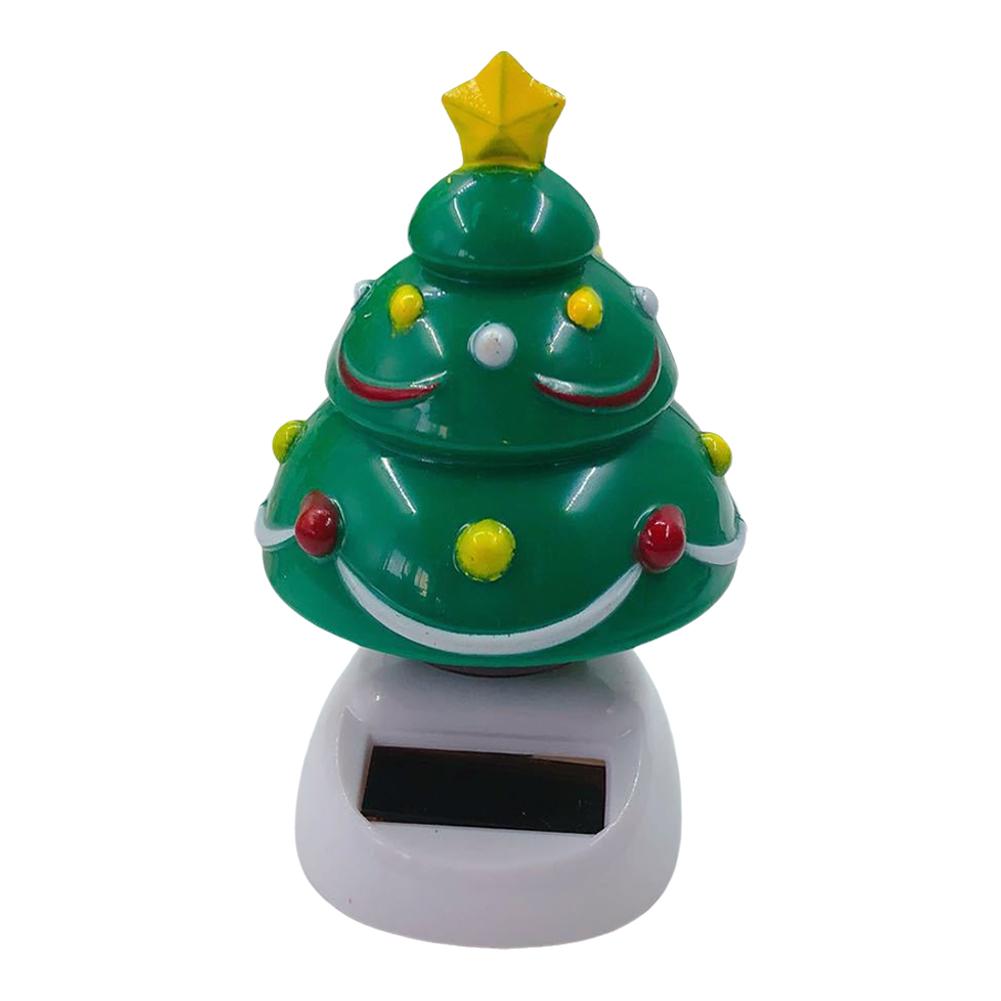 Рождественская атмосфера украшения для автомобиля солнечная кукла-качалка снеговик/лось подарок консольное украшение holid P6E8