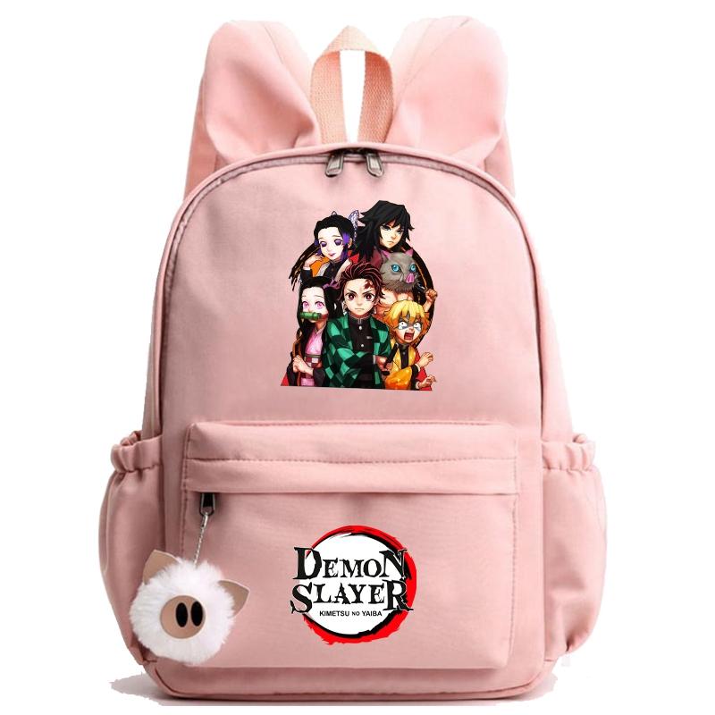 Рюкзак «Убийца демонов» в стиле аниме, рюкзак для девочек и мальчиков, школьный рюкзак для школы, сумка для книг для мужчин и женщин, дорожная сумка для отдыха Mochila