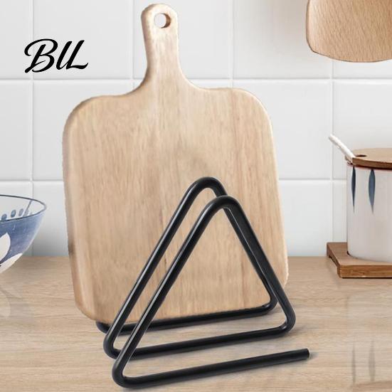 Organizers for Kitchen Metal Cutting Board Holder Countertop, Multi?Slot Organizer Stand Compact Shelf Chopping Boards, Lids, Bakeware Trays,