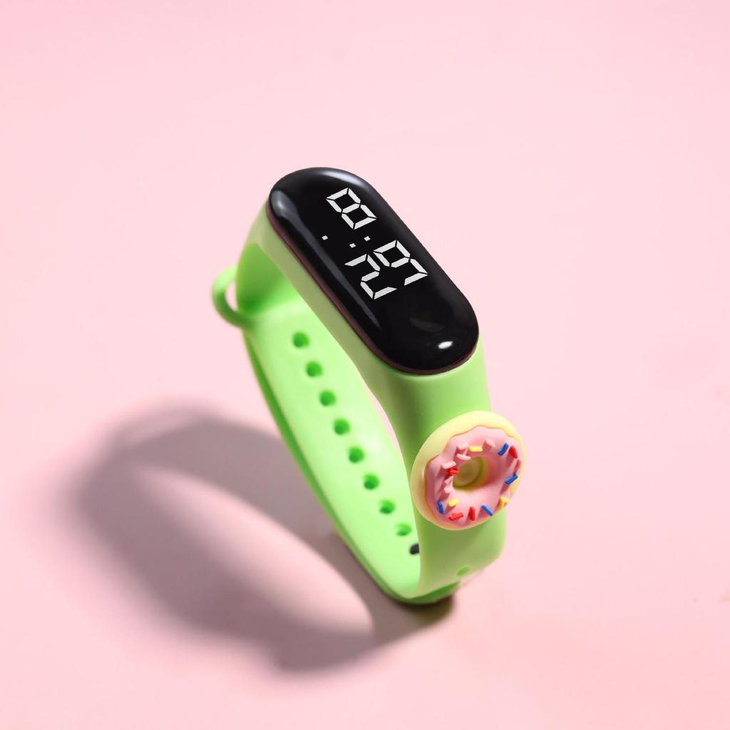 Summer Ice Cream LED Sport Watch: Cute Student Swimming Electronic