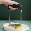 Non-slip Plastic Handle Potatoes Crusher Handheld Potatoes Presser Portable Potato Masher Ricer