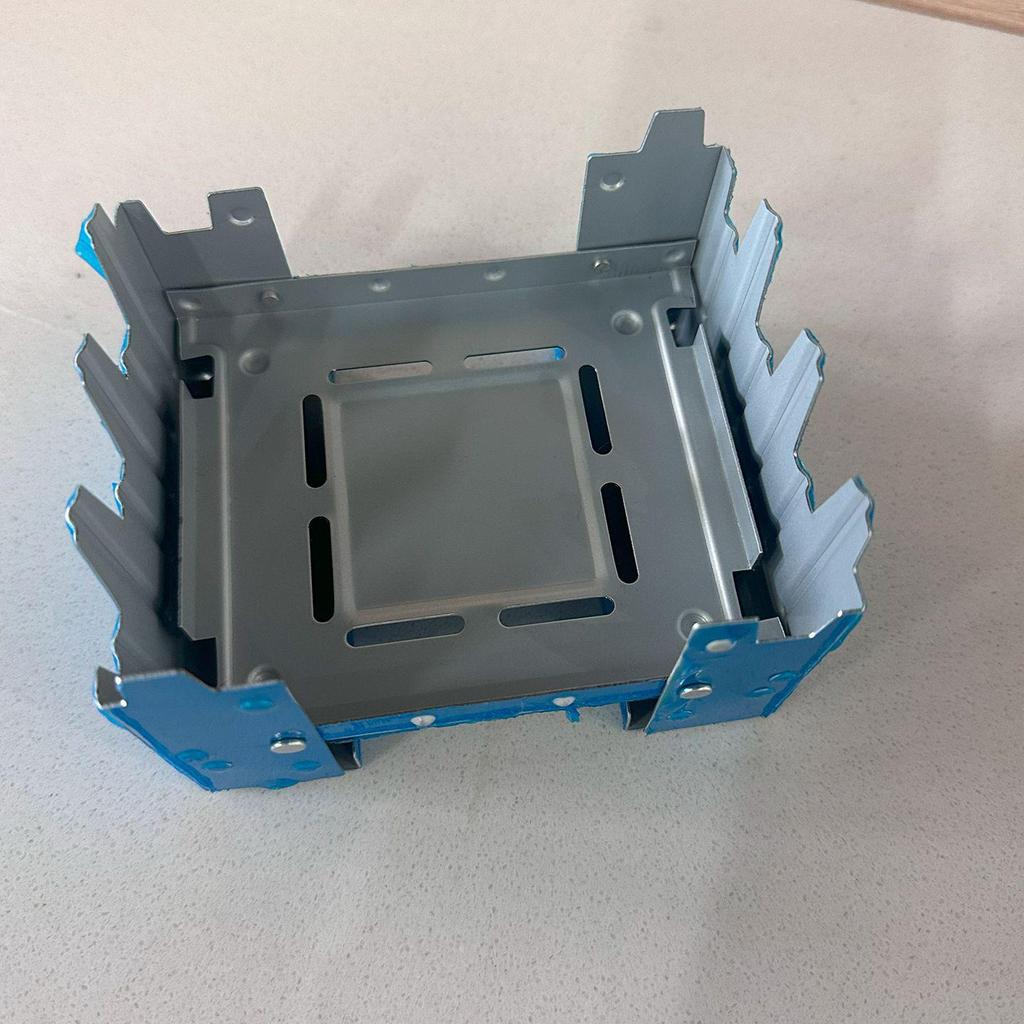 Customizable German-Style Folding Card Stove, Stainless Steel Material