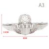 Us Wings Military Command Master Aviator Metal Wings Badge Pin Brooch