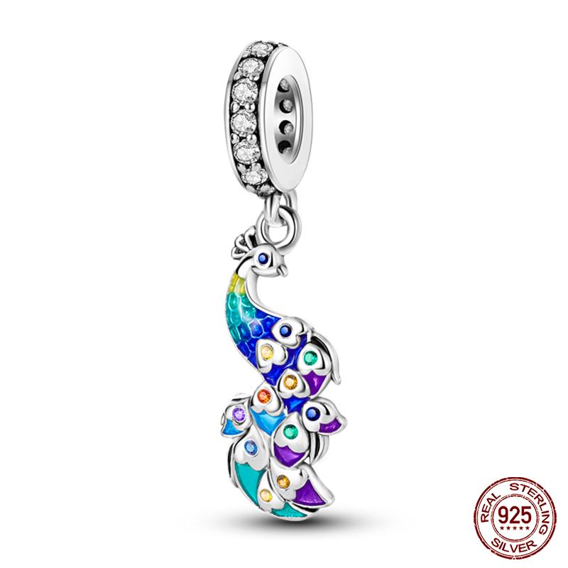 Медь Разноцветная Серия Маскарад Сексуальная Маска Перья Платье Шармы Бусины Подходят для Оригинальных Браслетов Qikaola DIY Ювелирные Изделия