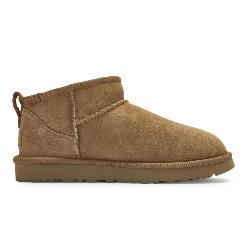 UGG КЛАССИЧЕСКИЕ УЛЬТРА МИНИ Короткие женские зимние ботинки Цвет: Каштаново-коричневый 1116109-CHE(Команда80-)