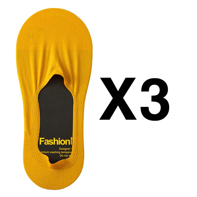 Silicone Anti-slip Invisible No Show Socks Summer Ultra-thin Breathable Sock Slippers Solid Color Ice Silk Low Cut Boat Socks