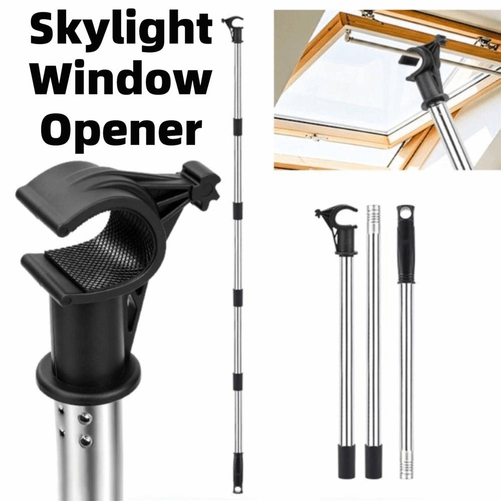 Anti-slip Texture Skylight Pole Opener Widen The Opening Telescopic Window Opener Sunroom Window