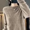 Женский свитер, кашемир Цинхэ, 30% кашемир, 70% шерсть, зимний вязаный пуловер, осенний свитер, женский кашемировый свитер, вязаный топ с длинным рукавом