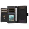 For Samsung Galaxy S25 FE Case with Multi-Card Holder and Strap PU Leather Phone Cover Stand