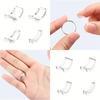 8pcs Pack Plastic Ring Size Adjuster Pads - Invisible Ring Sizer Reducer for Loose Rings-Comfortable &Secure