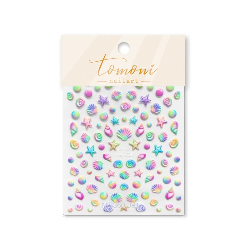 Яркие кристальные красочные ракушки наклейки для ногтей своими руками изготовление креативных декоративных наклеек