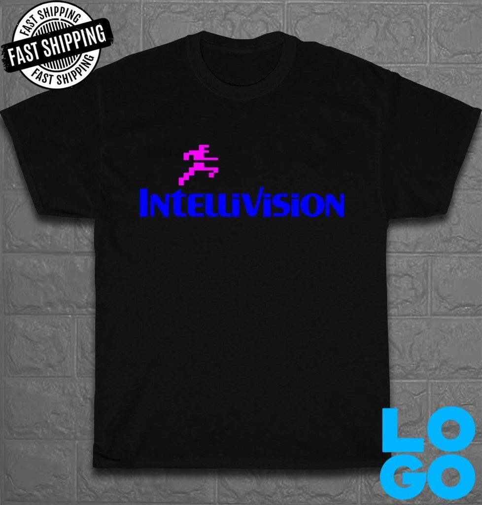 Новая мужская забавная футболка с логотипом Intellivision, сделано в США, размеры от S до 5XL