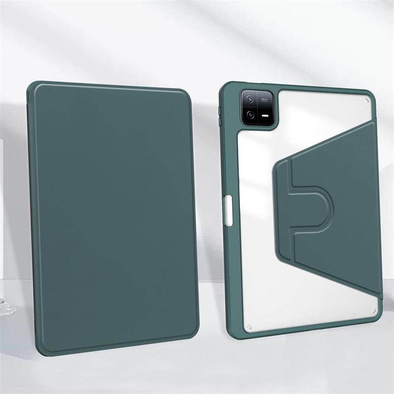 For Poco Pad X1 Case with Pen Holder 360 Rotating Acrylic Stand Tablet Cover For Funda Xiaomi Poco Pad X1 11.2 inch Case Coque