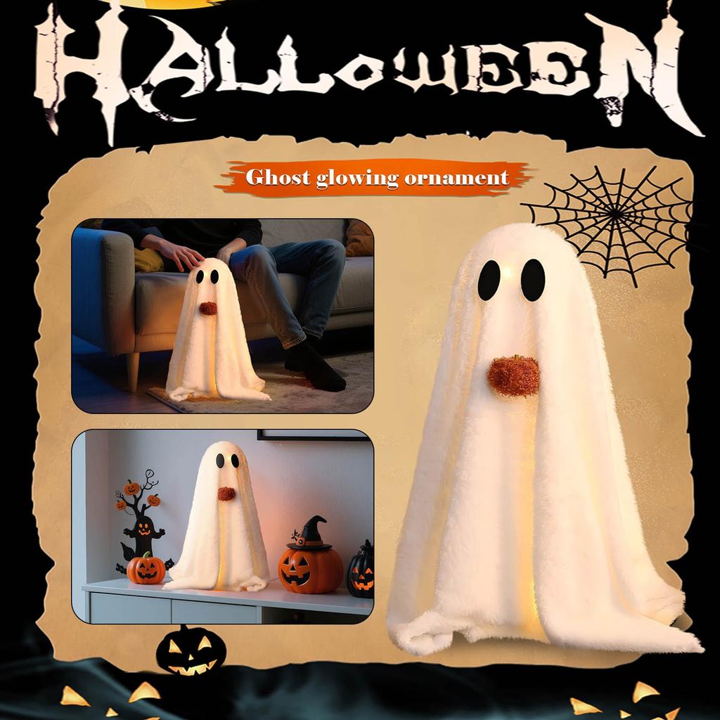 Украшения на Хэллоуин Светящиеся украшения на Хэллоуин Для дома Милые настольные украшения Для вечеринки Дома Кухни И Камина