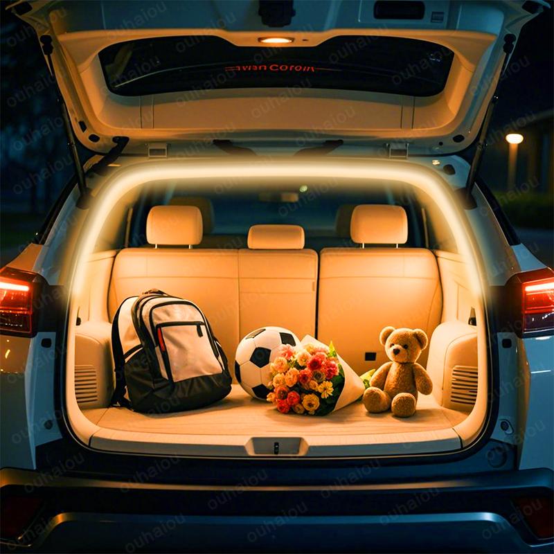 Для серии Toyota Corolla Yaris Cross подсветка багажника Атмосферная подсветка модификация света Светодиодная полоса подсветки заднего багажника Белый теплый белый