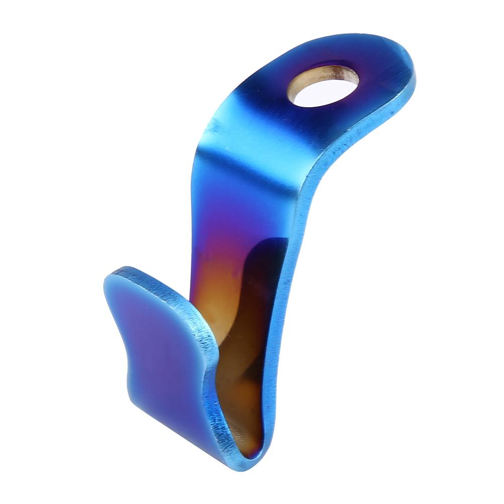 Stainless Steel Motorcycle Hook Hanger Universal 6mm Colorful Titanium