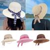 Straw Hat Beach Hat Sun Protection Buckets Hat Sun Visor Cap Sunshade Hat  Outdoor