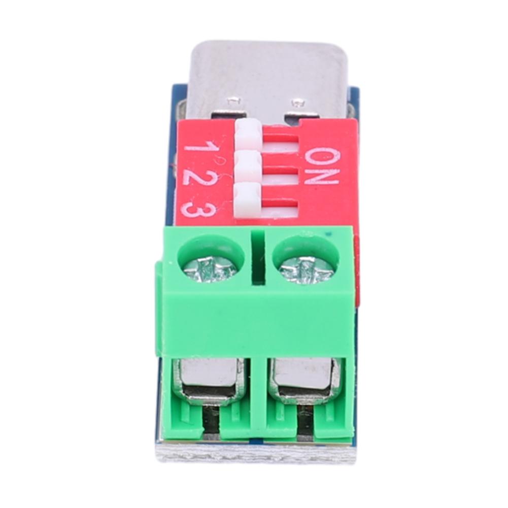 5-20 шт. Модуль триггера PD 5-20 В с регулируемой зарядкой, тестовый модуль, высокоскоростной USB Type-C, разъем напряжения, аксессуары для питания