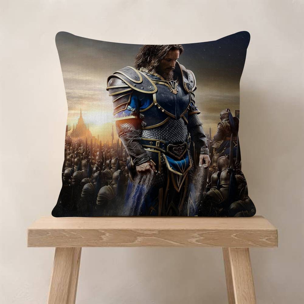 Game Wworld Of WWarcraftS Pillowcase Toon Gift Cushion Cover Bedroom Home Sofa Chair Seat Decor Pillow Case