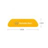 D5Car Sticker 4PCS Night Reflective Car Door Safety Warning Stickers Anti-Collision Wearproof Warning Marks For Mercedes Benz CLA